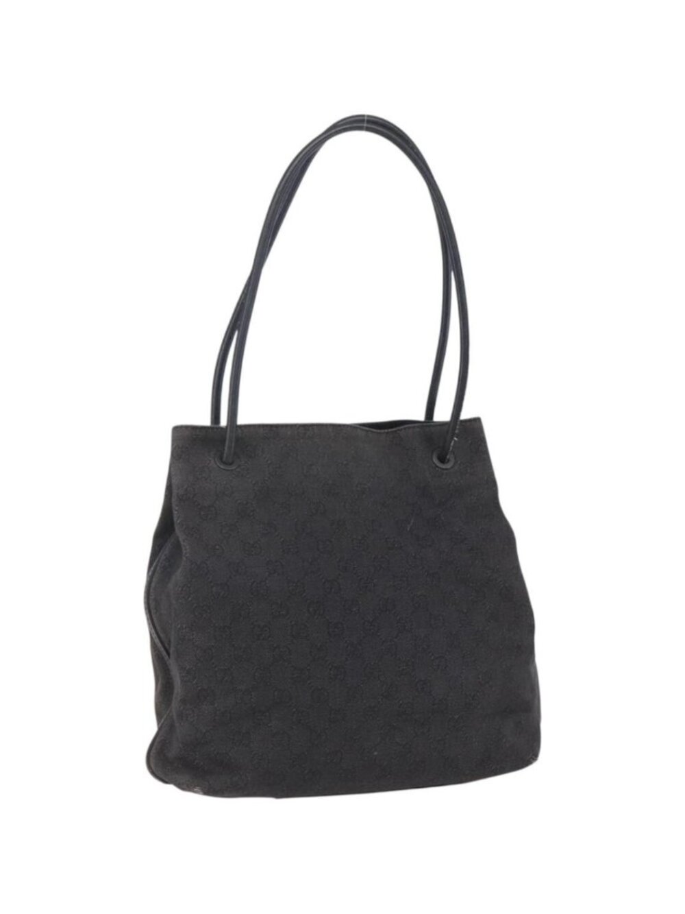 GUCCI GG Canvas Tote Bag Black 101341